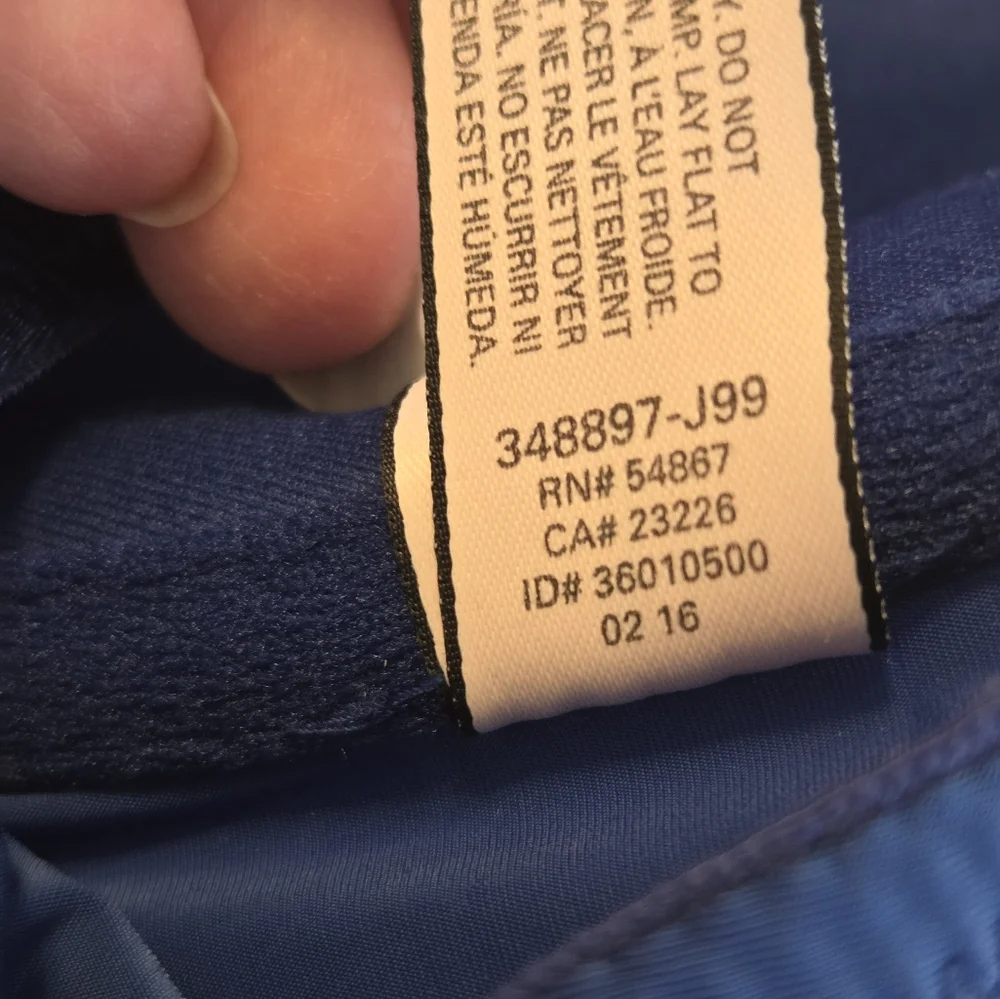 Victoria's Secret Lined Demi Royal Blue front closure bra 34D